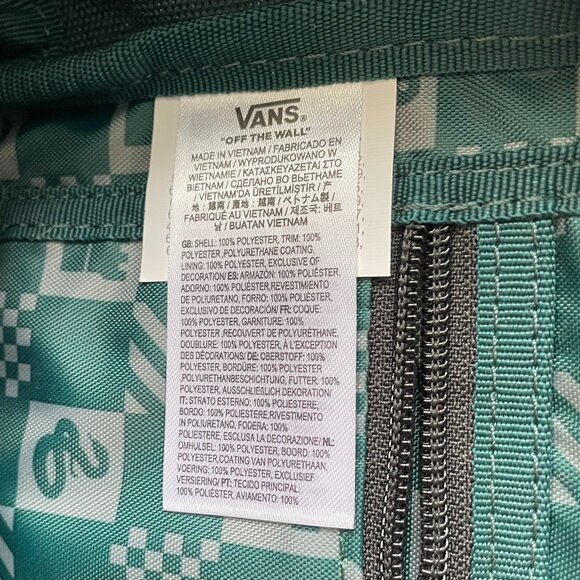 Vans Slytherin Harry Potter green backpack main image 12